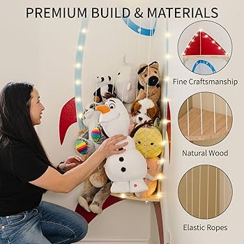 アメトイ　入れ物カゴとベッド Amazon.com: PUTSKA Corner Stuffed Animal Storage Organizer